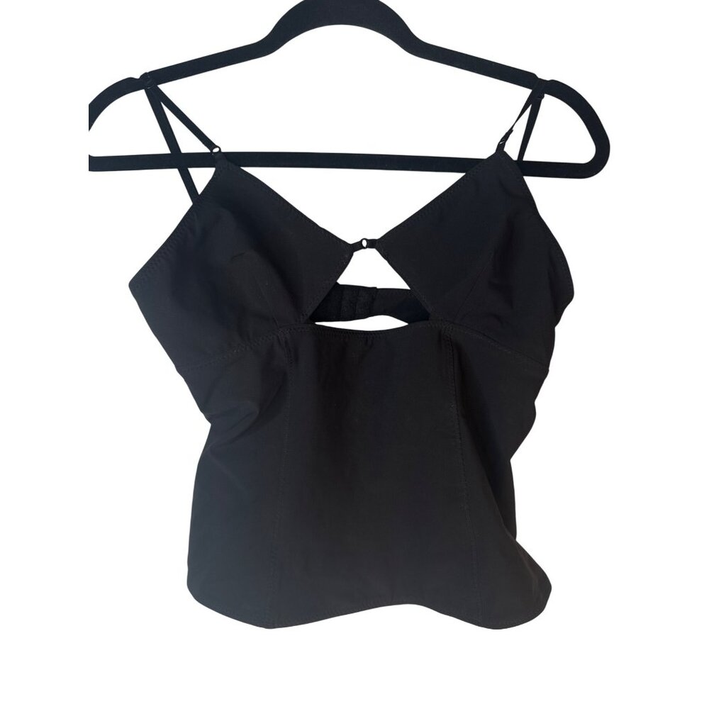 2/$30 ZARA Small Black Sleeveless Top Polyester & Elastane - Picture 3 of 13